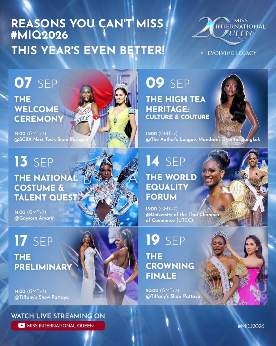 WATCH LIVE: 27 GLOBAL QUEENS REDEFINE THAI HAUTE COUTURE AT MISS INTERNATIONAL QUEEN(R)'S 20TH ANNIVERSARY LIVE ON YOUTUBE: MISS INTERNATIONAL QUEEN