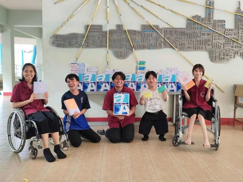 ดั๊บเบิ้ล เอ สนับสนุนอุปกรณ์การเรียน เติมความพร้อมด้านการศึกษาแก่วิทยาลัยเทคโนโลยีพระมหาไถ่ หนองคายฯ