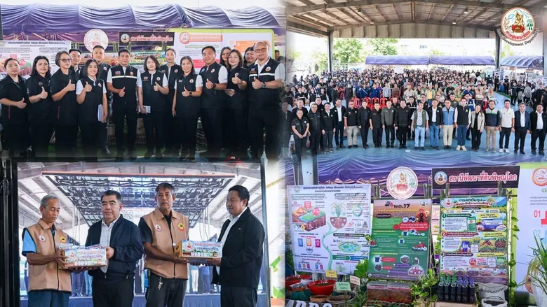กรมพัฒนาที่ดิน ลงพื้นที่พิษณุโลก ติดตามสถานการณ์อุทกภัยและการบริหารจัดการน้ำ พร้อมสนับสนุนปัจจัยการผลิตแก่เกษตรกร