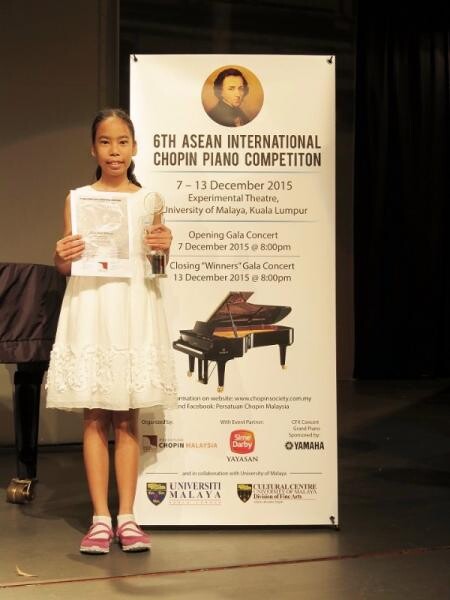 ปรบมือให้กับนักเรียนของโรงเรียนนานาชาติเดอะรีเจ้นท์ คว้ารางวัลที่ 2 จากการแข่งขันเปียโน 6th Asean International Chopin Piano Competition 2015