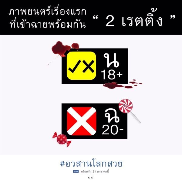 “อวสานโลกสวย” พลิกวิกฤติ! เตรียมแผนเข้าโรง 2 เรท ครั้งแรกของวงการหนังไทย