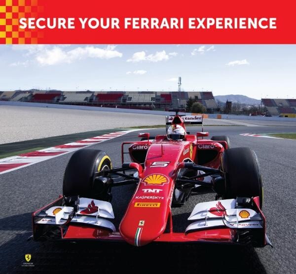 แคสเปอร์สกี้ แลป จับมือเฟอร์รารี่ จัดการแข่งขัน “Secure Your Ferrari Experience Competition” ชิงตั๋วเครื่องบินชมการแข่งฟอร์มูล่าวัน