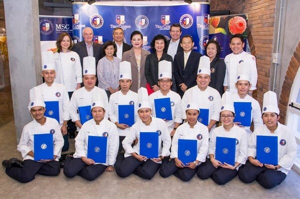 โรงเรียนการอาหารไทยเอ็ม เอส ซี จัดงานมอบวุฒิบัตรสำเร็จการศึกษานักเรียนหลักสูตรเชฟมืออาชีพอาหารไทย (1 ปี) รุ่นที่ 1