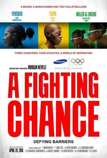 ซัมซุงและมอร์แกน เนวิลล์ ผู้กำกับรางวัลอะคาเดมี่ อวอร์ด ฉายสารคดีสั้น“A Fighting Chance” ต้อนรับมหกรรมกีฬาโอลิมปิก รอบปฐมทัศน์ ณ เทศกาลภาพยนตร์ไทรเบก้าประจำปี 2016 รับชมได้แล้วทั่วโลกที่ Vimeo.com