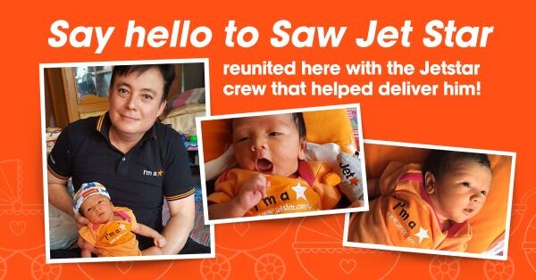 เจ็ทสตาร์ เอเชีย ทำคลอดเด็กทารกบนเครื่องบิน เป็นครั้งแรก