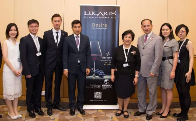 ภาพข่าว: “ลูคาริส” แก้วไวน์คริสตัลคุณภาพระดับโลกแบรนด์แรกของเอเชีย