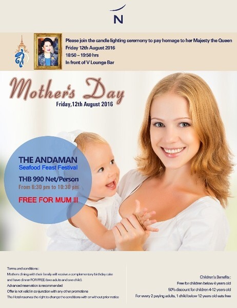 The Andaman Seafood Feast Festival - Dinner Free for Mom
