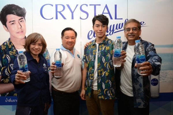 คริสตัล เดินหน้ายึดพื้นที่น้ำดื่มขวัญใจคนไทย ส่งแคมเปญ "ไปไหนก็คริสตัล” รุกตลาดครึ่งปีหลังโกยยอดขาย