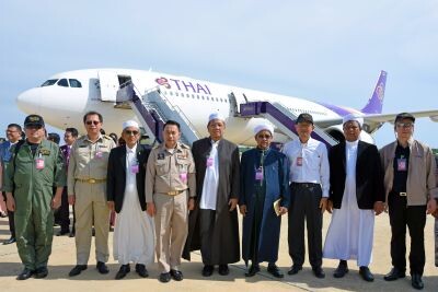 ภาพข่าว: การบินไทยจัดเที่ยวบินพิเศษนำผู้แสวงบุญฮัจย์สู่ซาอุดีอาระเบีย