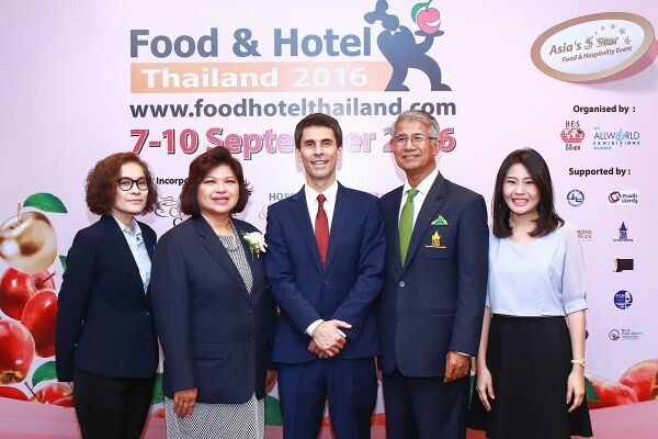 ภาพข่าว: สมาคมโรงแรมไทย จับมือ แบงค็อค เอ็กซ์ซิบิชั่น เซอร์วิสเซส ประชุมสัมมนาประจำปีครั้งที่ 18 ในงาน ฟู้ดแอนด์โฮเทล ไทยแลนด์ 2016