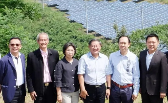 ภาพข่าว: EXIM BANK เยี่ยมชมโรงผลิตไฟฟ้าจากพลังงานแสงอาทิตย์ของกลุ่มบริษัทเชาว์
