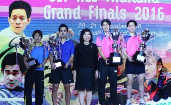 ภาพข่าว: มอบรางวัลแชมป์เยาวชนเทเบิลเทนนิสไทย