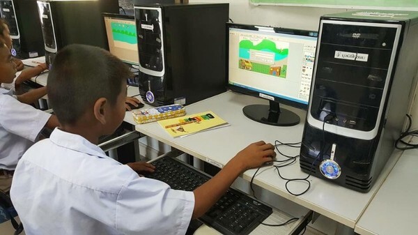 มูลนิธิไทยคมหนุนโปรแกรม Micro Worlds Pro สร้างนักพัฒนาชุมชนรุ่นจิ๋วแห่งบ้านลิ่มทอง จ.บุรีรัมย์