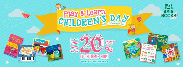 ASIA BOOKS จัดโปรโมชั่นต้อนรับวันเด็ก “ Play & Learn Children’s Day ”