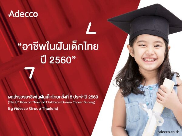 คุณครูคว้าอันดับหนึ่งอาชีพในฝันของเด็กไทยปี 2560 แซงคุณหมอแชมป์ 7 สมัย