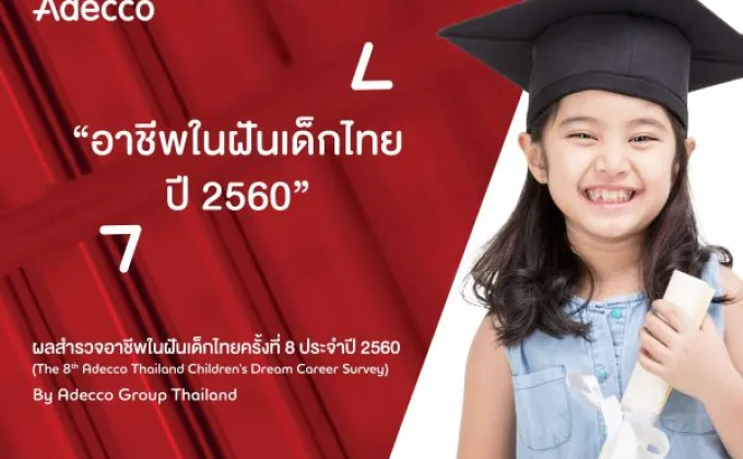 คุณครูคว้าอันดับหนึ่งอาชีพในฝันของเด็กไทยปี