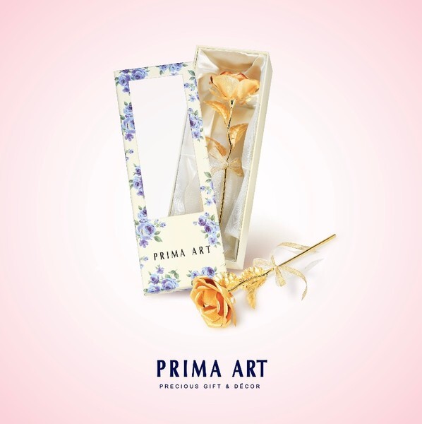 Prima Art “Golden Rose Love passion “Valentine collection
