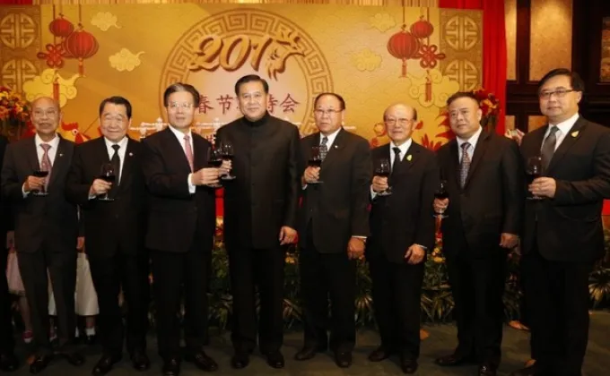 ภาพข่าว: สถานทูตจีนจัดเลี้ยงฉลองเทศกาลตรุษจีนปีระกา