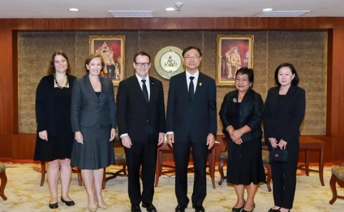 ภาพข่าว: รมว.กระทรวงดิจิทัลฯ ให้การต้อนรับพร้อมหารือความร่วมมือกับเอกอัครราชทูตนิวซีแลนด์ประจำประเทศไทย