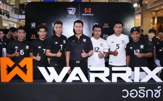 วอริกซ์เปิดตัวชุดแข่งขันฟุตบอลทีมชาติไทย