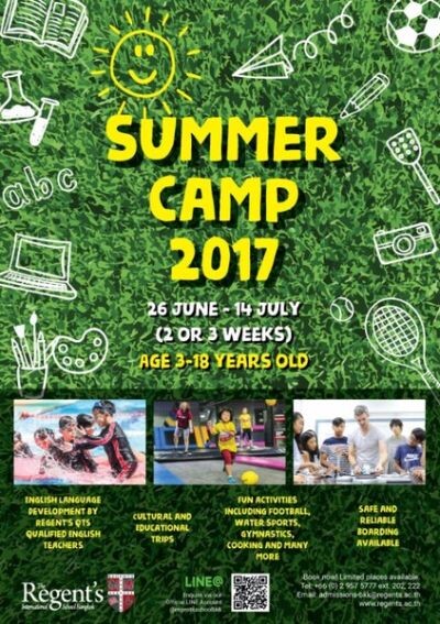 โรงเรียนนานาชาติเดอะรีเจ้นท์กรุงเทพจัด July Summer Camps ตอบโจทย์ความต้องการผู้ปกครองนักเรียนตั้งแต่ 3 – 18 ปี