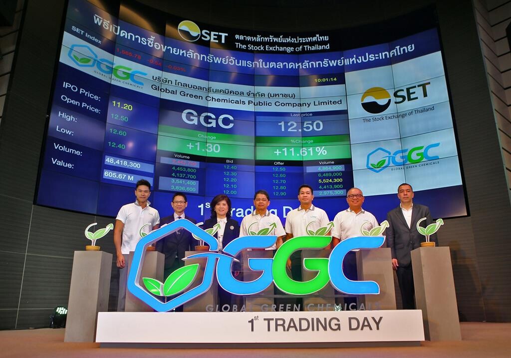 ภาพข่าว: “GGC เริ่มซื้อขายในตลาดหลักทรัพย์ฯ วันแรก”