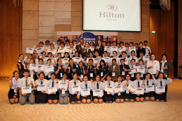 ฮิลตัน พัทยา เปิดบ้านต้อนรับนักศึกษาเรียนรู้งานโรงแรม ในกิจกรรม Careers@Hilton Week