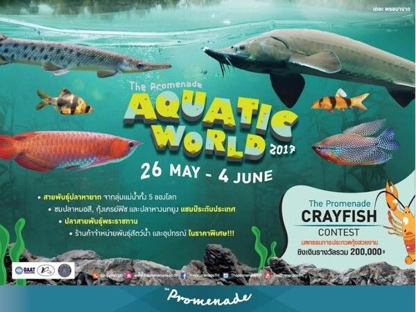 เดอะพรอมานาด เปิดโลกแห่งจินตนาการ จัดงาน aquatic world 2017