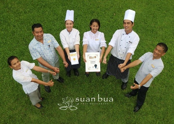 ห้องอาหารไทยสวนบัวได้รับรางวัลห้องอาหารที่ดีที่สุดในประเทศไทยแห่งปี