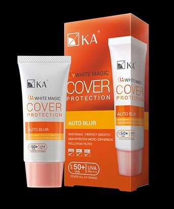 KA UV White Magic Cover Protection SPF 50+ PA++++ ครีมกันแดดสำหรับผิวหน้า เพื่อผิวเนียนใส กลบหลุมผิว