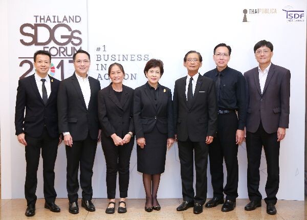 ภาพข่าว: มูลนิธิมั่นพัฒนา ร่วมกับสำนักข่าวออนไลน์ไทยพับลิก้า จัดงาน Thailand SDGs Forum1/2017: Business in Action