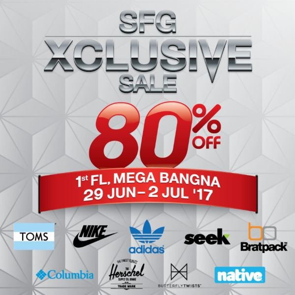 SFG Xclusive Sale @Megabangna