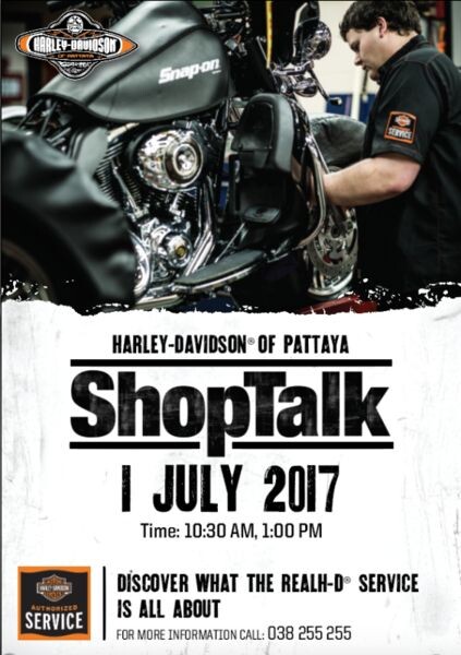 Harley-Davidson of Pattaya จัดกิจกรรม Shop Talk เพื่อสร้างความเข้าใจเกี่ยวกับการดูแลรักษารถฮาร์เล่ย์ฯ
