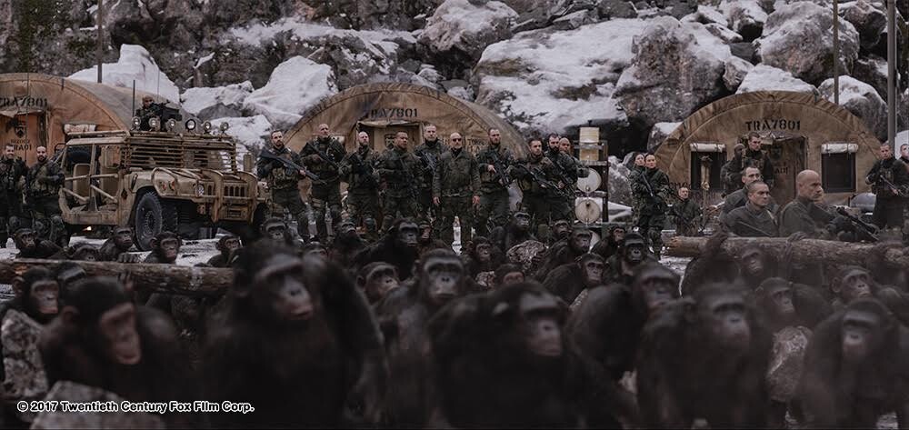 จัดเต็มภาพจากหนัง War for the Planet of the Apes - มหาสงครามพิภพวานร ก่อนสงครามบังเกิดอีกครั้ง 13 กรกฎาคมนี้ ในโรงภาพยนตร์