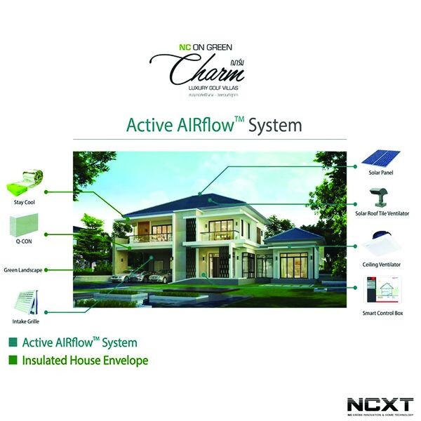 “บ้านเย็น” ทิศทางลมหมุนเวียน ด้วย “Active AIRflow”