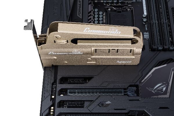 Apacer PT920 Commando Gaming SSD เพื่อทุกการตัดสินใจที่แม่นยำและเฉียบคม สู่ทุกชัยชนะแห่งสมรภูมิการต่อสู้  ด้วยความเร็ว 2500/1300 MB บนอินเตอร์เฟซ PCIe Gen3x4