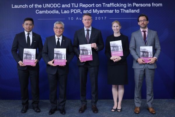 UNODC ร่วมกับ TIJ เผยข้อมูลจากรายงานล่าสุด กระบวนการค้ามนุษย์จากประเทศเพื่อนบ้านสู่ไทย เสนออุดช่องโหว่ของแรงจูงใจ ร่วมกับการประสานความร่วมมือระหว่างประเทศ