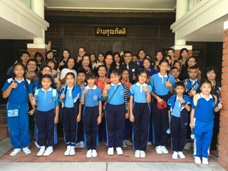 ภาพข่าว: คณะนักเรียนแลกเปลี่ยนไทย-จีน จังหวัดลำพูน เยี่ยมชมศูนย์เรียนรู้บ้านคุณกิตติฯ