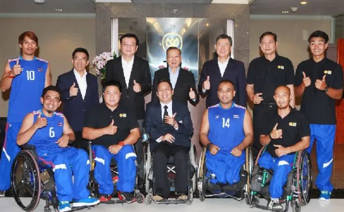 ซีพีเอฟ หนุนวีลแชร์บาสเกตบอลทีมชาติไทยป้องแชมป์