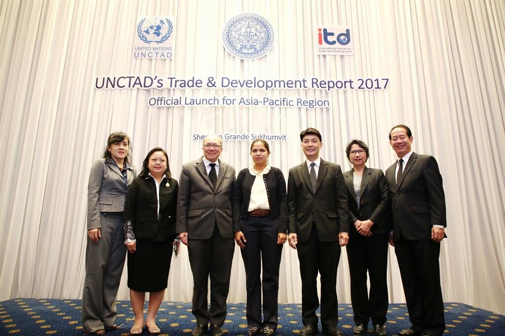 ภาพข่าว: ITD ร่วมกับ อังค์ถัด (UNCTAD) เผย “รายงานการค้าและการพัฒนา 2560”