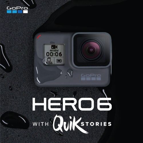 เปิดตัว GoPro HERO6 Black มาตรฐานใหม่แห่งความคมชัด พร้อมประสิทธิภาพที่เหนือกว่าถึง 2 เท่า ตอกย้ำไลฟ์สไตล์การแชร์ได้รวดเร็วทันใจ
