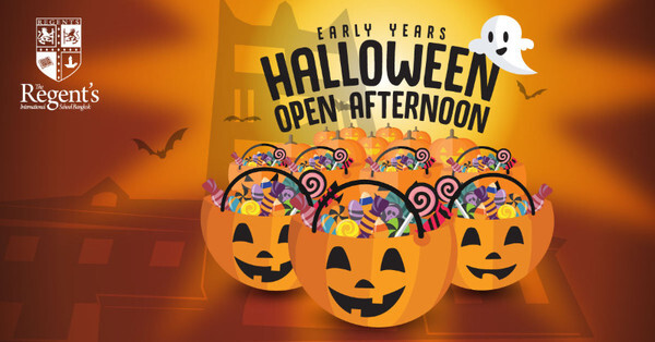 โรงเรียนนานาชาติเดอะรีเจ้นท์กรุงเทพจัดงาน Open Houseในธีม Halloween พร้อมเปิดโอกาสให้ผู้ปกครองเยี่ยมชมการเรียนการสอนหลักสูตรอังกฤษ สำหรับเด็กแรกเกิด-5 ขวบ วันที่ 31 ตุลาคม 2560 เวลา 14.15 – 15.30 น.