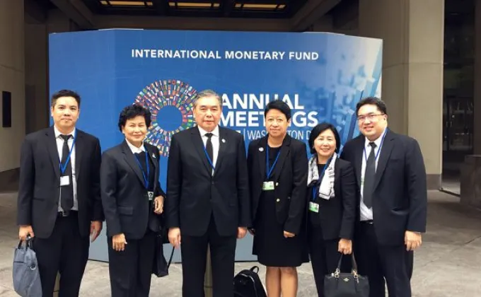 ภาพข่าว: รมว.คลังร่วมการประชุมประจำปีสภาผู้ว่าการธนาคารโลกและกองทุนการเงินระหว่างประเทศ