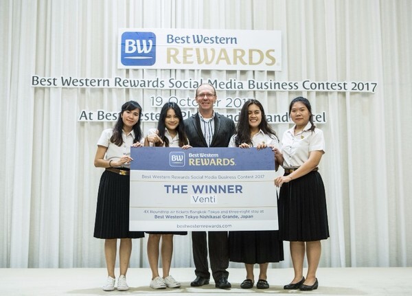 เบสท์เวสเทิร์นมอบรางวัลสุดยอดทีมเยาวชนไทย นักวางแผนธุรกิจยุคดิจิตอล