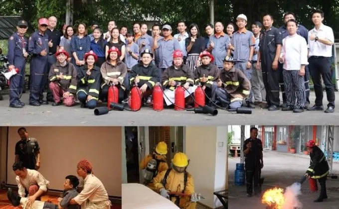 ภาพข่าว: สร้างความมั่นใจกับฝึกซ้อมแผนดับเพลิงและอพยพหนีไฟ