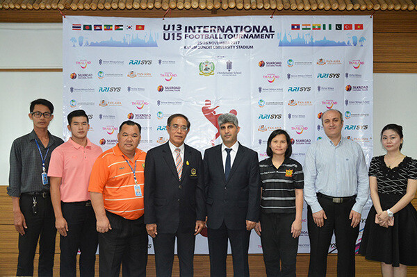 มหาวิทยาลัยเกษมบัณฑิต ร่วมกับ โรงเรียนจินดามณี อิงลิช โปรแกรม จัดแข่งขัน International Football Tournament 2017