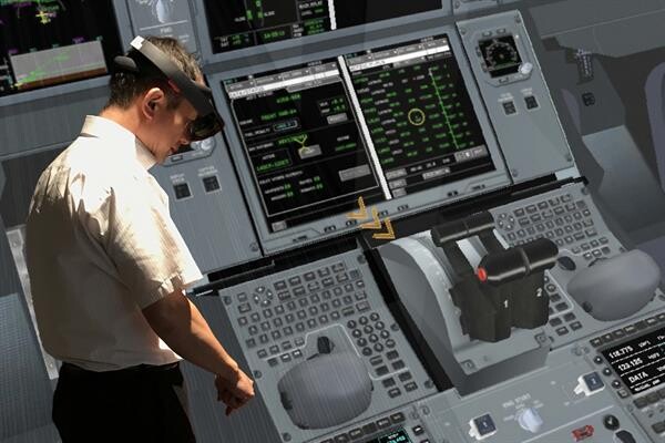 แอร์บัสพัฒนาผู้ฝึกสอนในแบบมิกซ์เรียลลิตี้สำหรับเครื่องบิน เอ350 เอ็กซ์ดับเบิลยูบีครั้งแรกของโลก