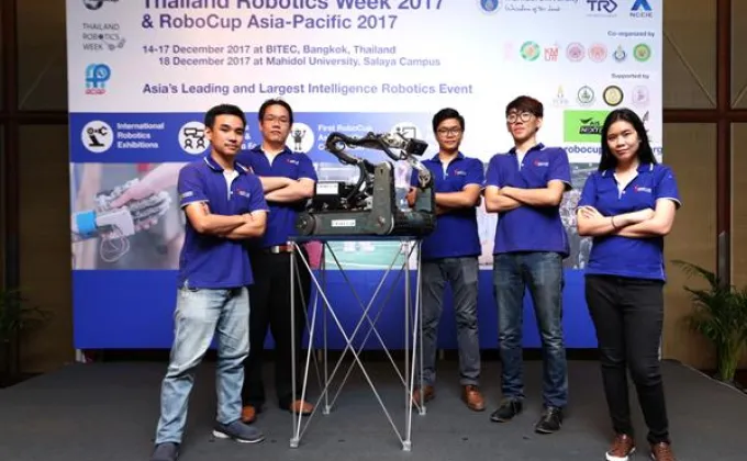 ภาพข่าว: ม.มหิดล ส่งทีมหุ่นยนต์กู้ภัยร่วมแข่ง