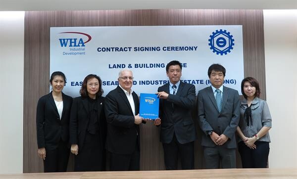 ภาพข่าว: นิคคะคิ (ประเทศไทย) ลงนามสัญญาเช่าโรงงานสำเร็จรูปแห่งใหม่ ที่นิคมฯ อีสเทิร์นซีบอร์ด (ระยอง)