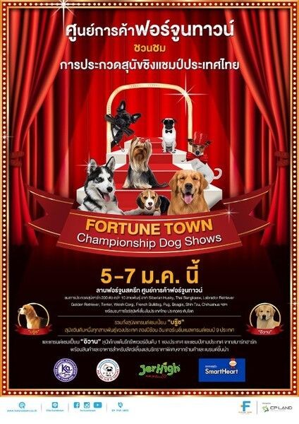 งานประกวดสุนัข FORTUNE TOWN CHAMPIONSHIP DOG SHOWS 2018